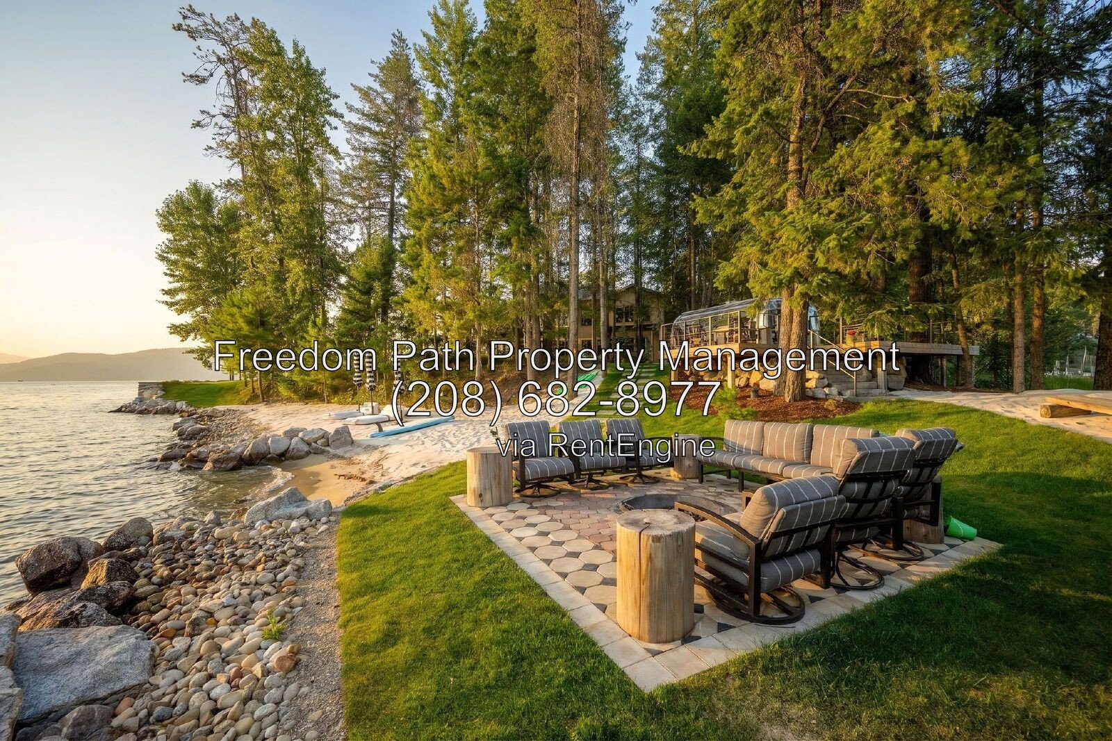 Live on One of Bonner County's Finest Waterfront Estates - Turnkey 2 Bed / 2 Bath Furnished Guest Residence, All Utilities Paid property image
