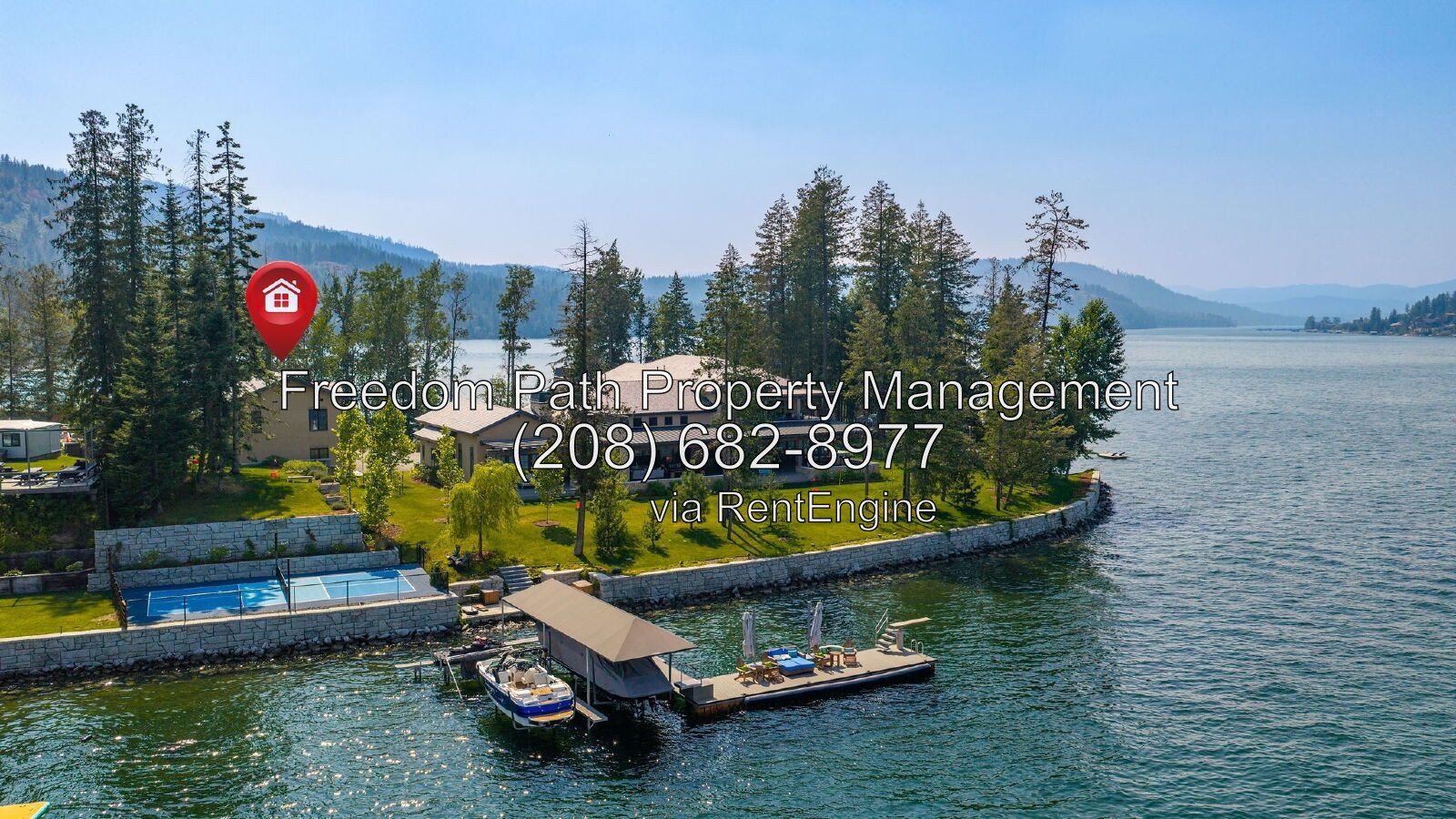 Live on One of Bonner County's Finest Waterfront Estates - Turnkey 2 Bed / 2 Bath Furnished Guest Residence, All Utilities Paid property image
